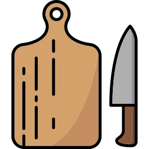 Cutting Board Icon Vector Design Illustration