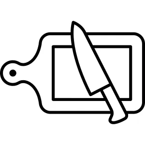 Cutting Board Icon Vector Design Illustration