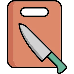 Cutting Board Icon Vector Design Illustration