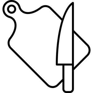 Cutting Board Icon Vector Design Illustration