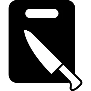 Cutting Board Icon Vector Design Illustration