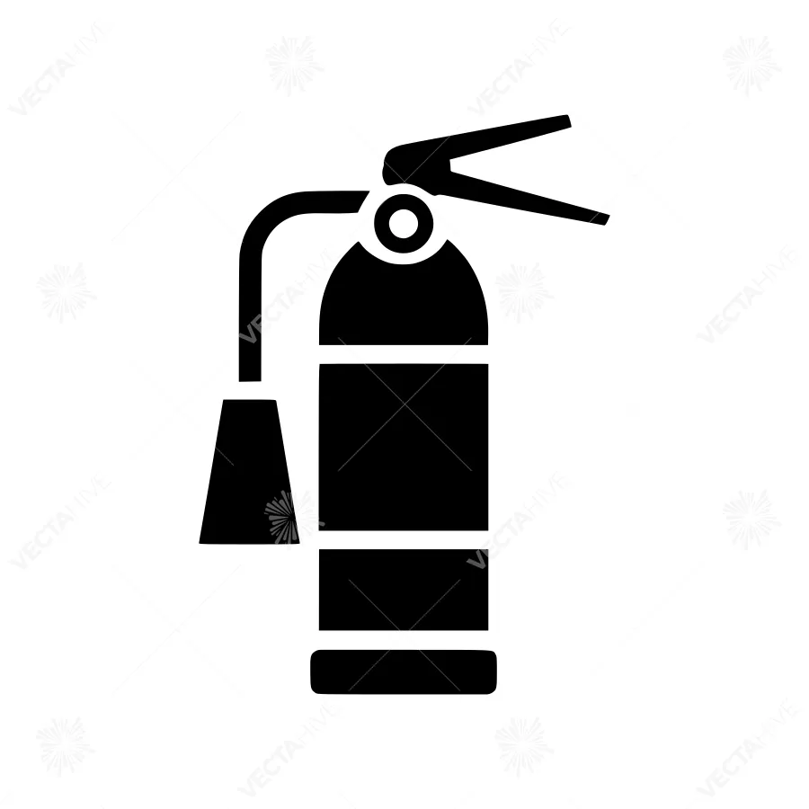 Fire Extinguisher Icon - Vector Illustration