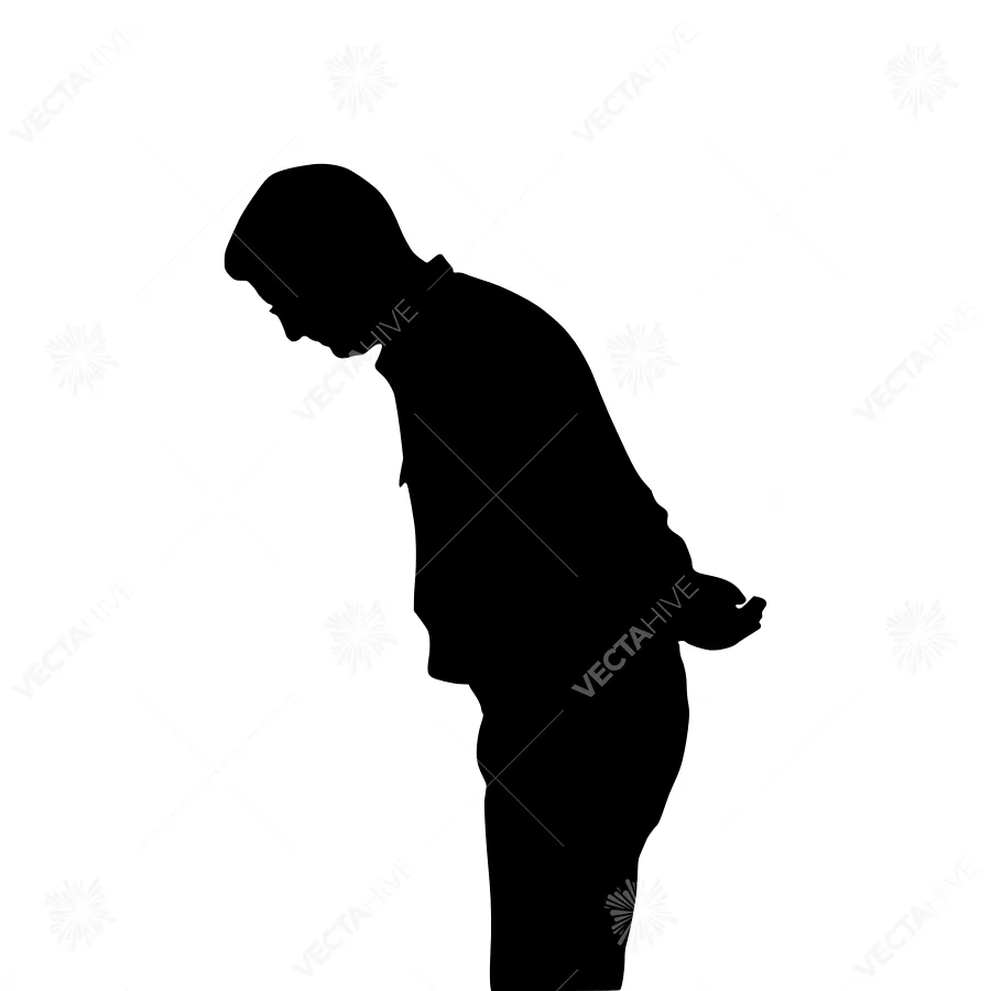 Silhouette Man - Isolated Figure