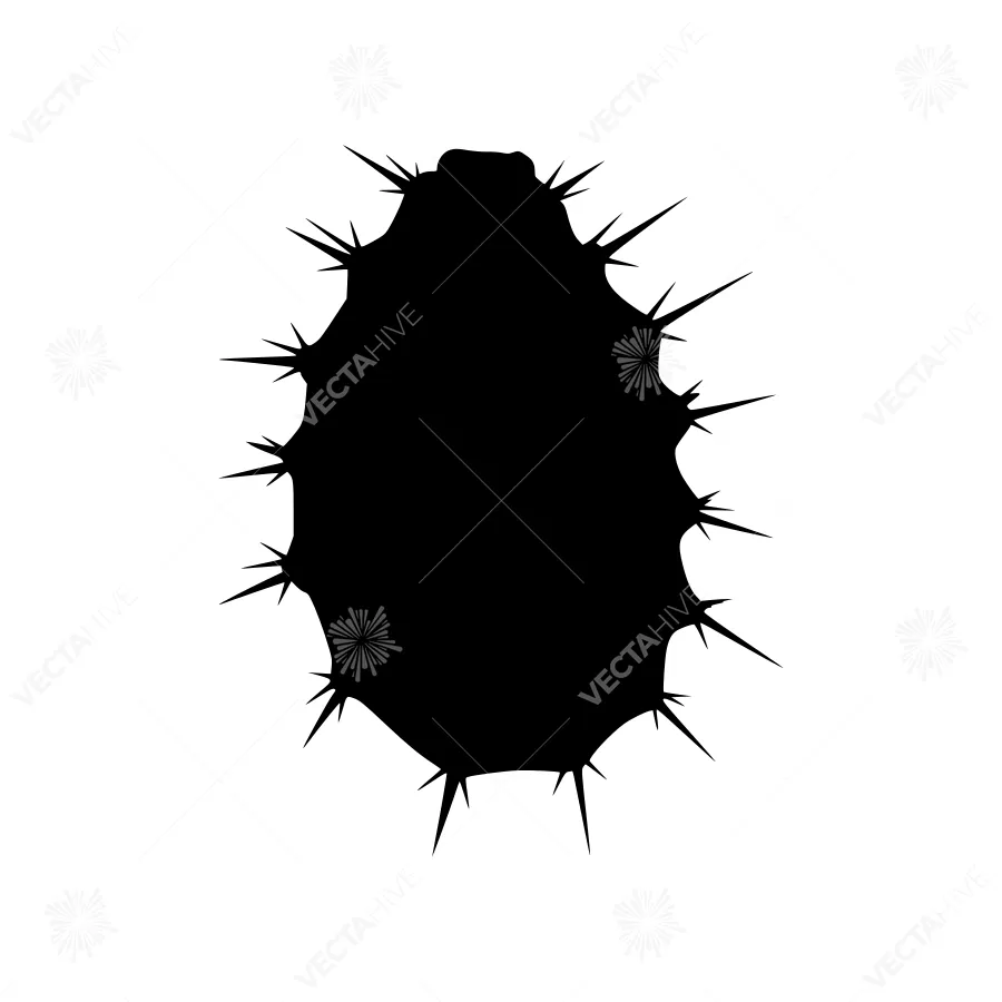 Black Hazelnut Silhouette - Minimalist Design