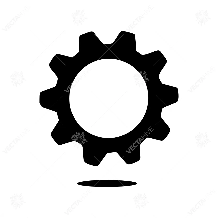 Gear Icon - Vector Illustration