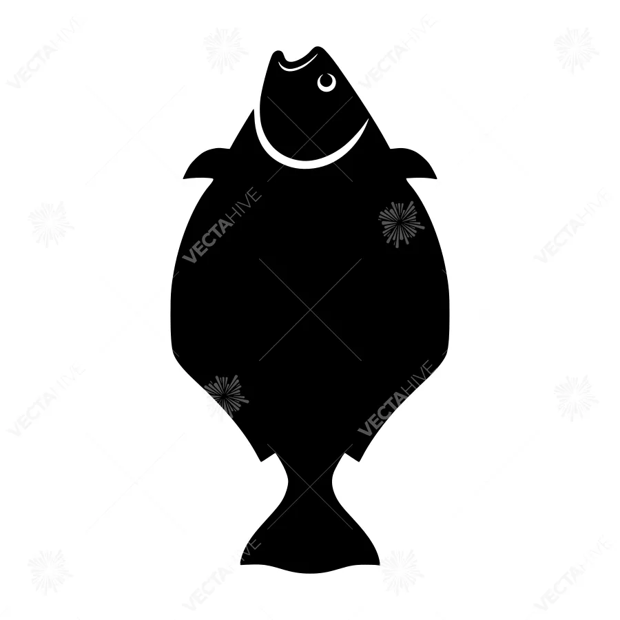 Black Fish Silhouette Icon