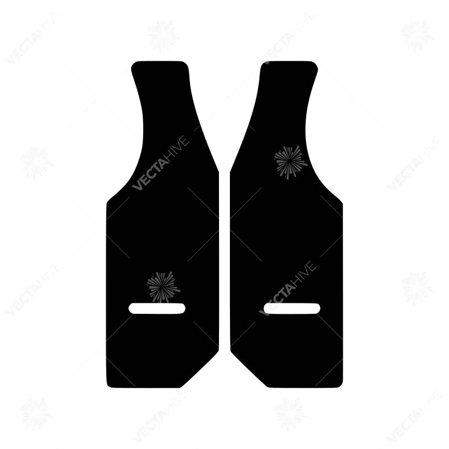 Black Wine Bottle Silhouettes