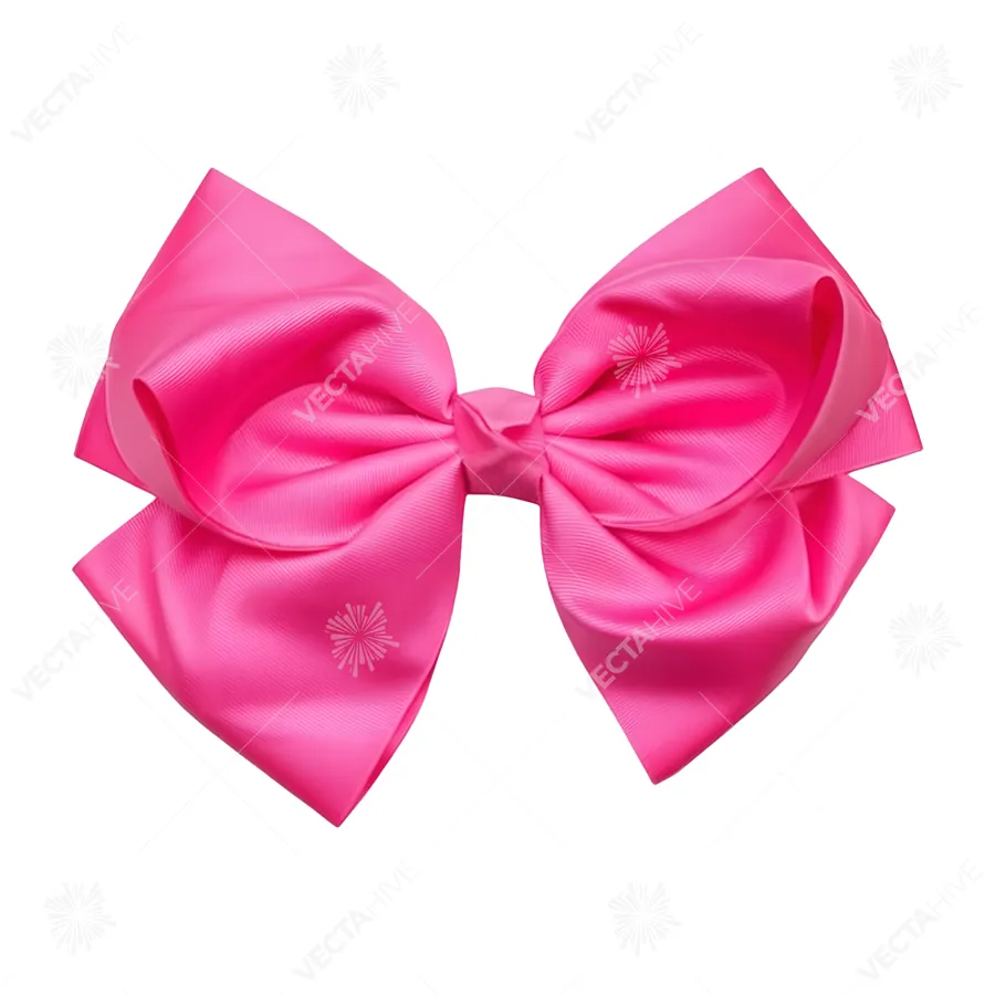 Pink Satin Bow - Elegant Hair Accessory