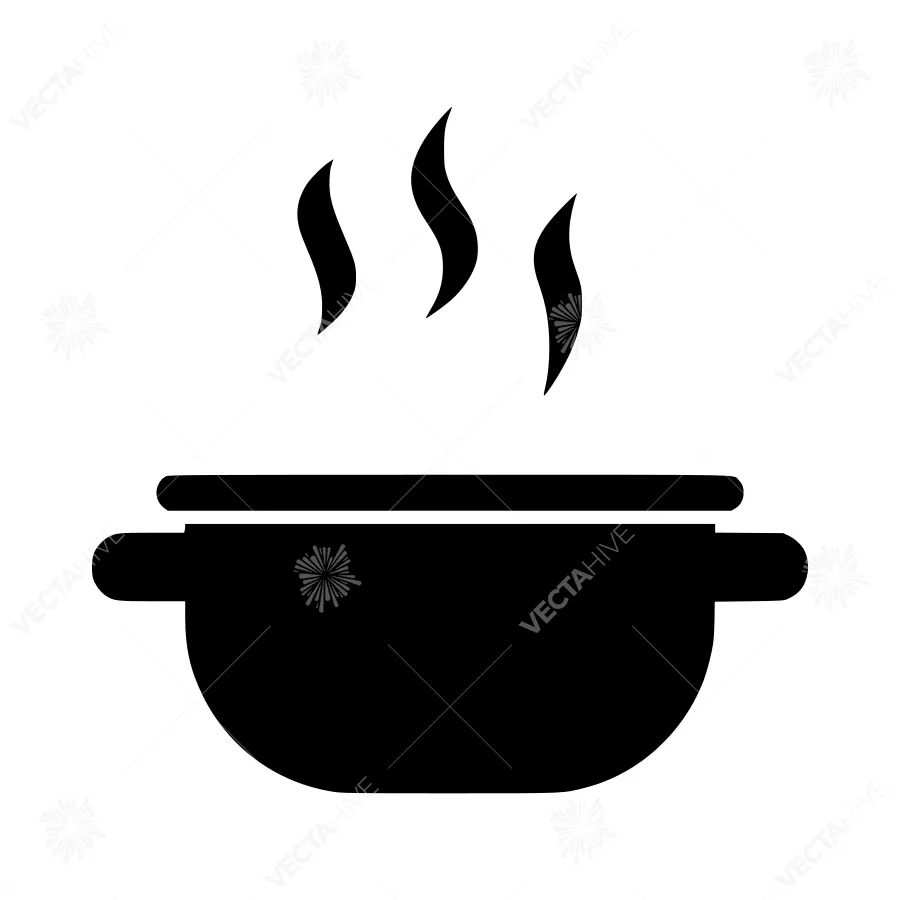 Pot Icon - Simple Cooking Vector