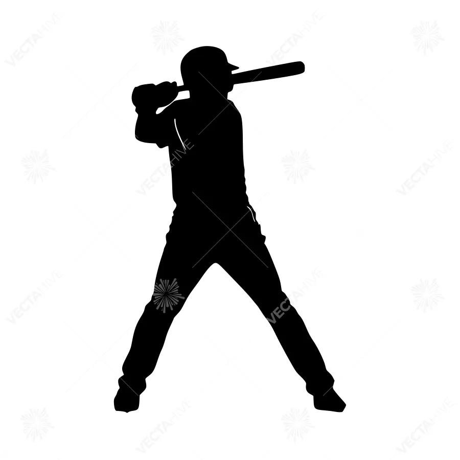 Baseball Player Silhouette