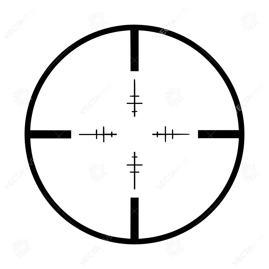 Crosshair Target Vector Graphic