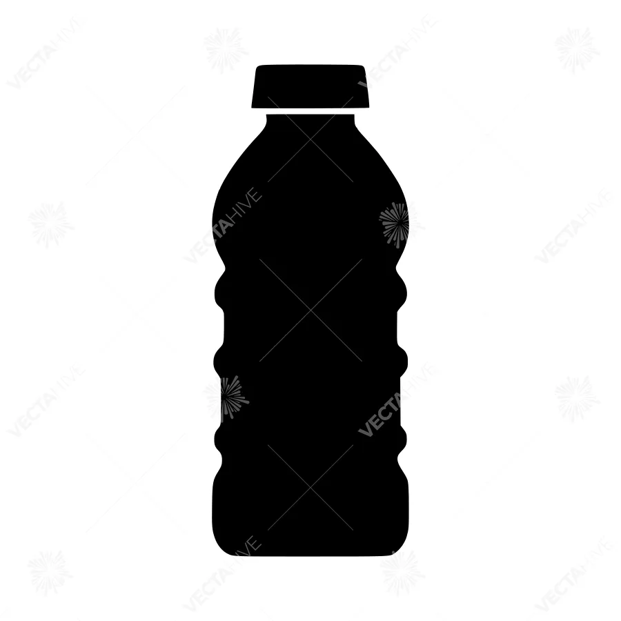 Water Bottle Silhouette Icon