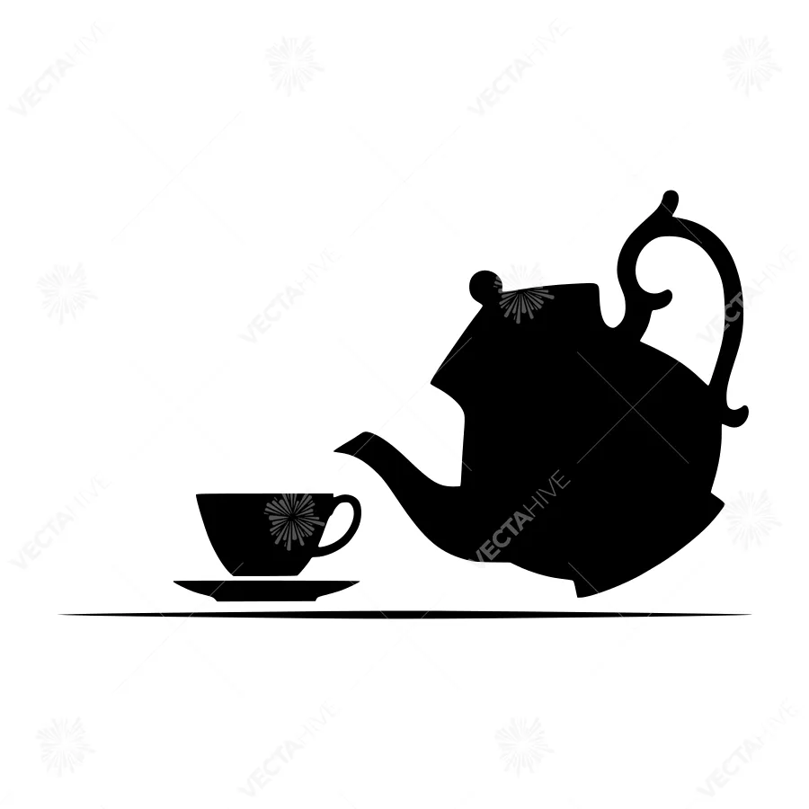 Silhouette Tea Set - Minimalist Design