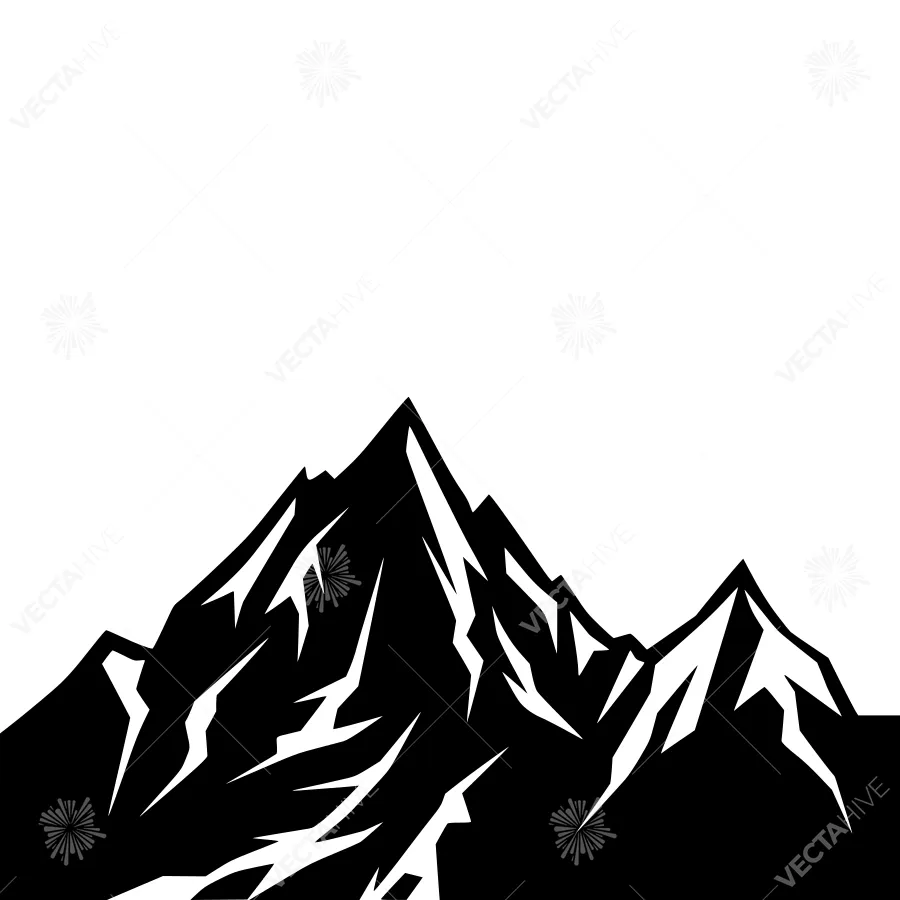 Mountain Silhouette Vector Illustration