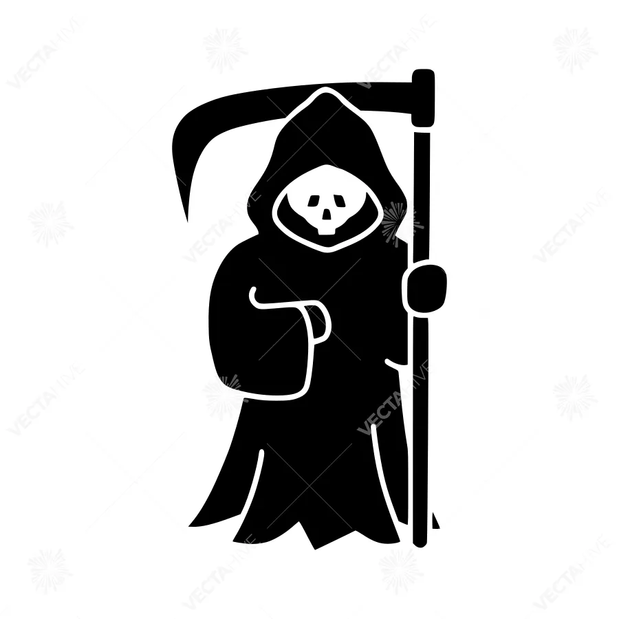 Scarecrow Silhouette - Death Symbol