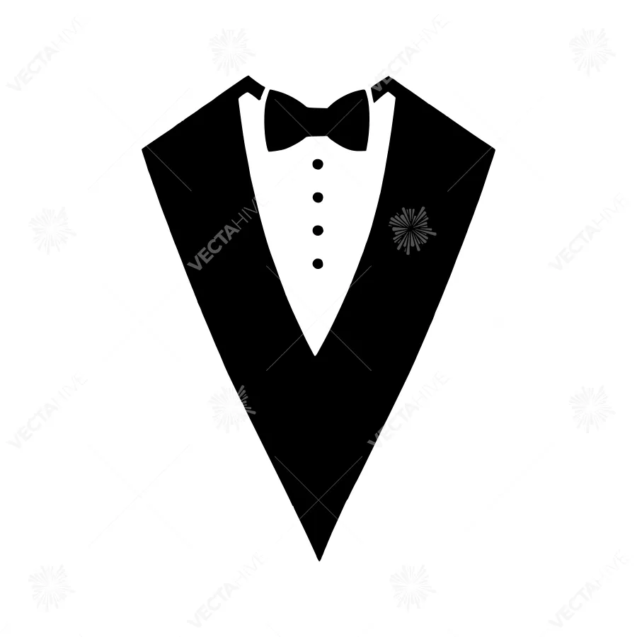 Black Tuxedo Silhouette