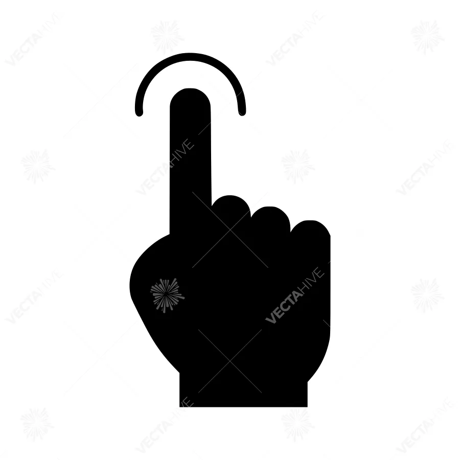 Touch Screen Icon - Finger Press