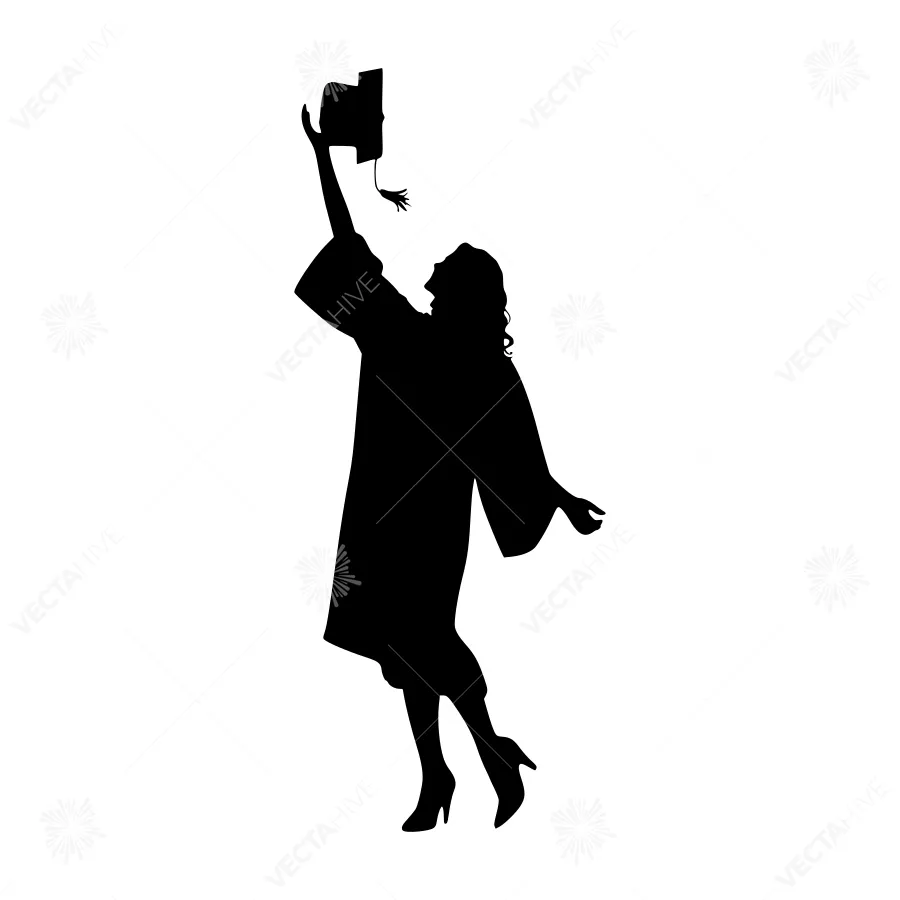 Graduation Silhouette - Celebrating Achievement