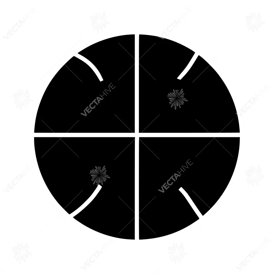 Minimalist Circular Diagram Icon