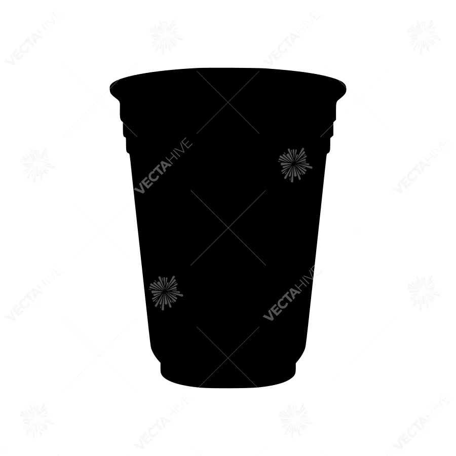 Silhouette Cup - Minimalist Drink Icon