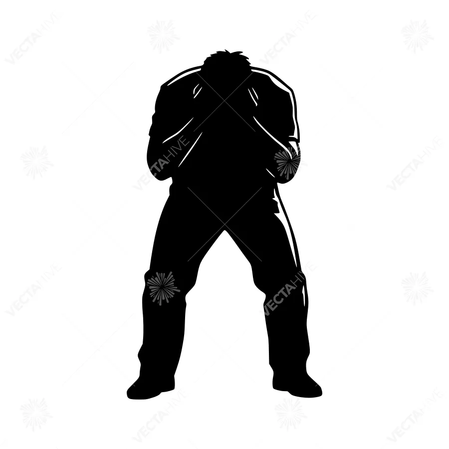 Silhouette Man - Isolated Figure