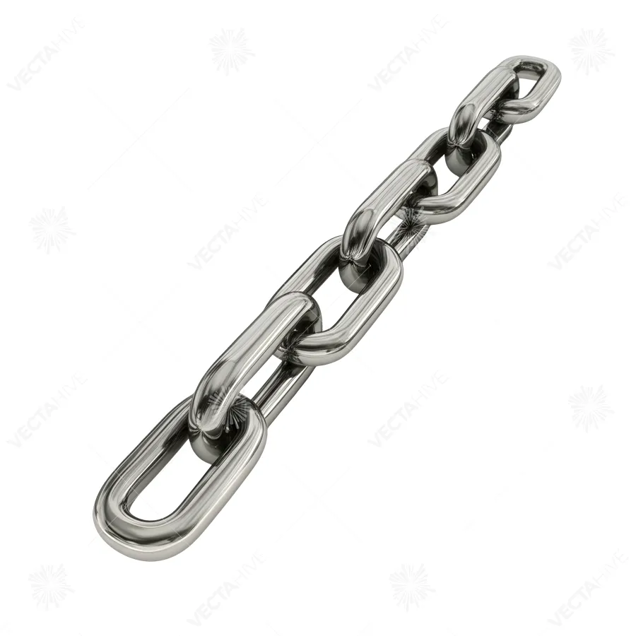 Stainless Steel Chain Link - Metallic Texture