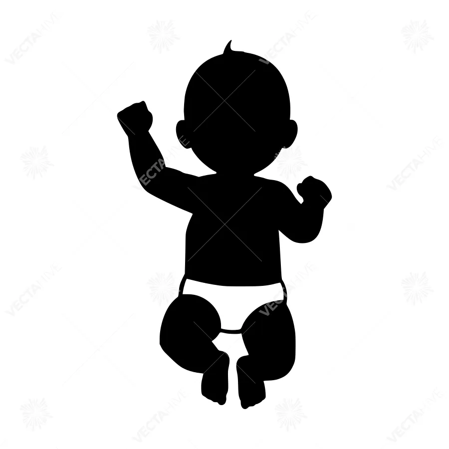 Baby Silhouette - Minimalist Icon