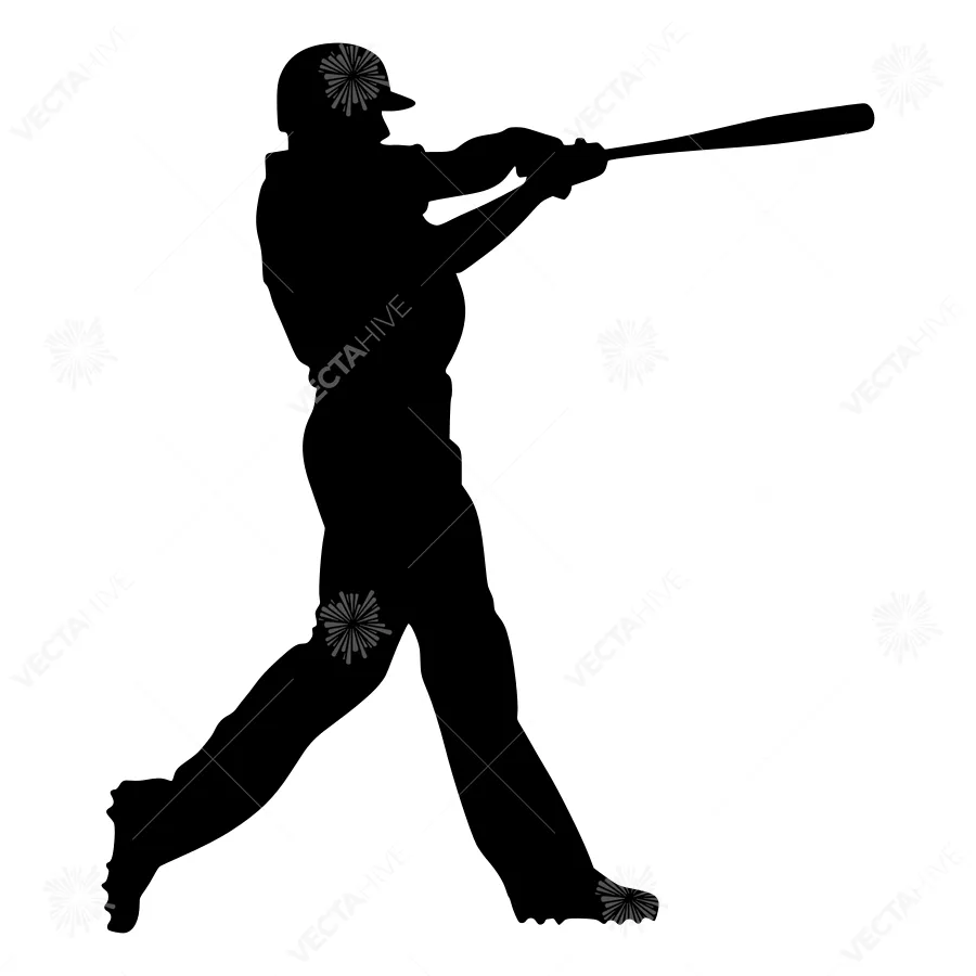 Baseball Player Silhouette