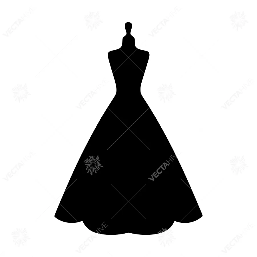 Silhouette Dress Form - Fashion Illustration