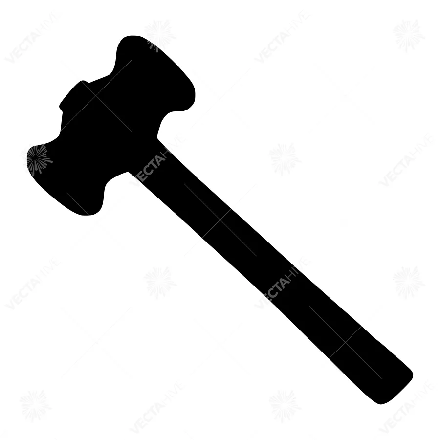 Black Hammer Silhouette Icon