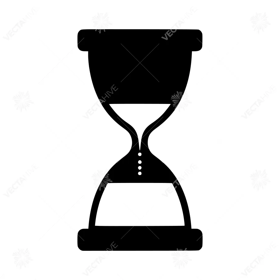 Hourglass Icon - Time Concept Vector