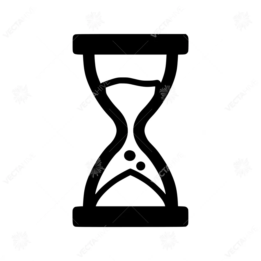 Hourglass Icon - Time Concept Vector