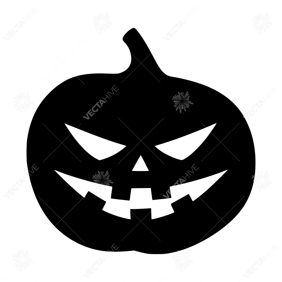 Black Jack O'Lantern Silhouette