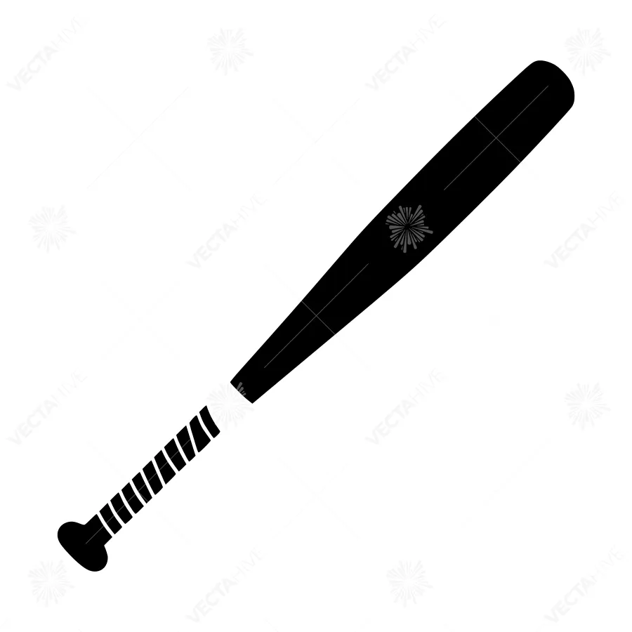 Baseball Bat Icon - Simple Vector Illustration