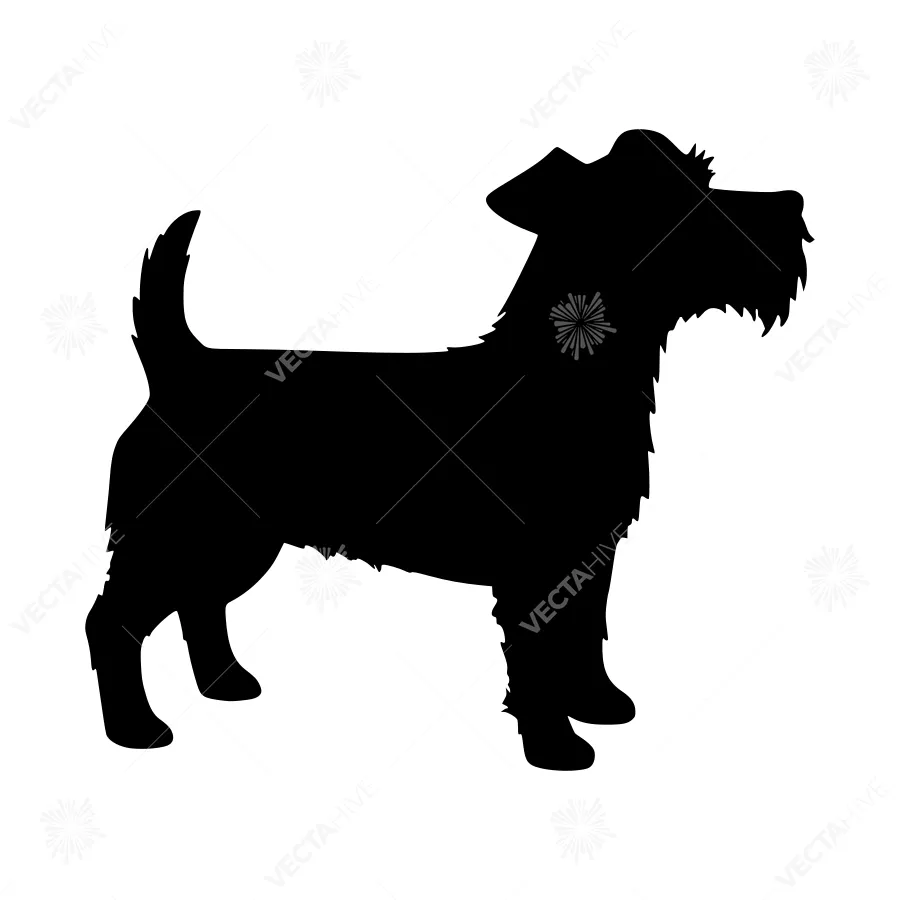 Wirehaired Fox Terrier Silhouette