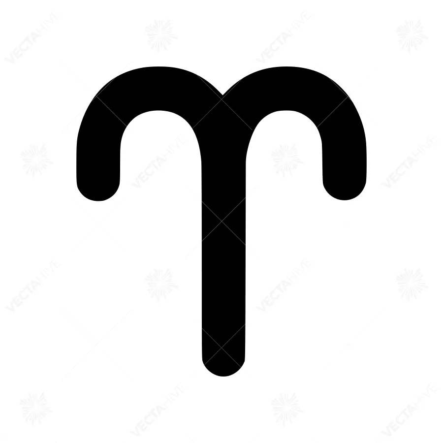 Ram Symbol Icon - Vector Illustration
