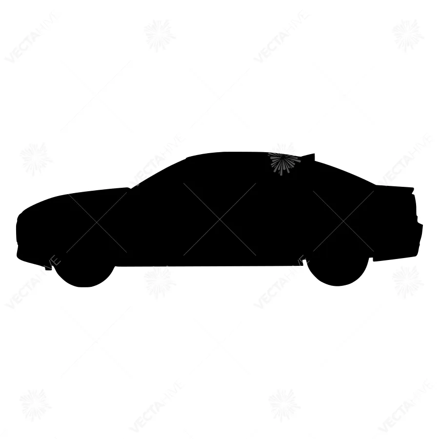 Car Silhouette Vector Icon