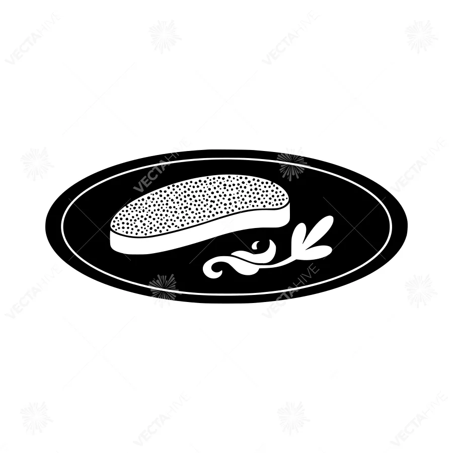 Vintage Shoe Stamp - Black & White Vector