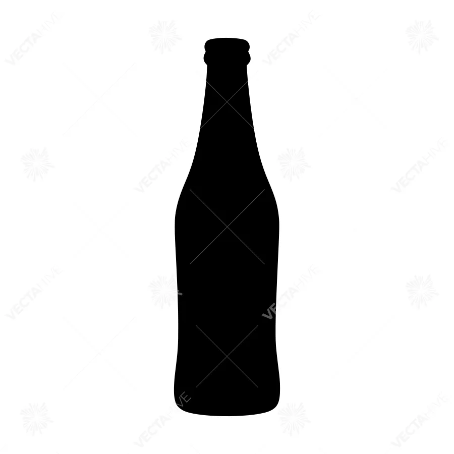 Bottle Silhouette Vector Icon