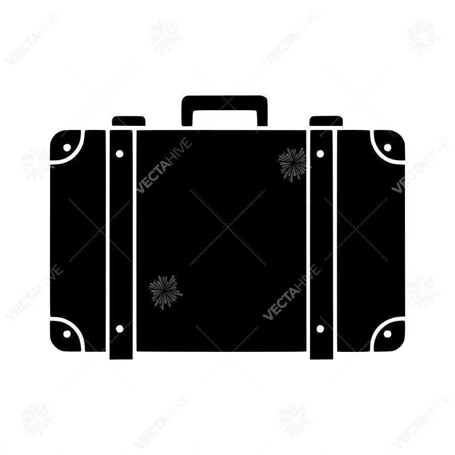Suitcase Icon - Travel Vector Illustration