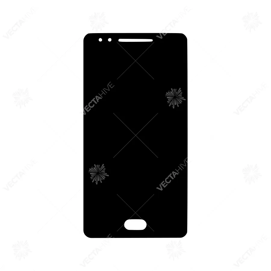 Smartphone Icon - Black Silhouette