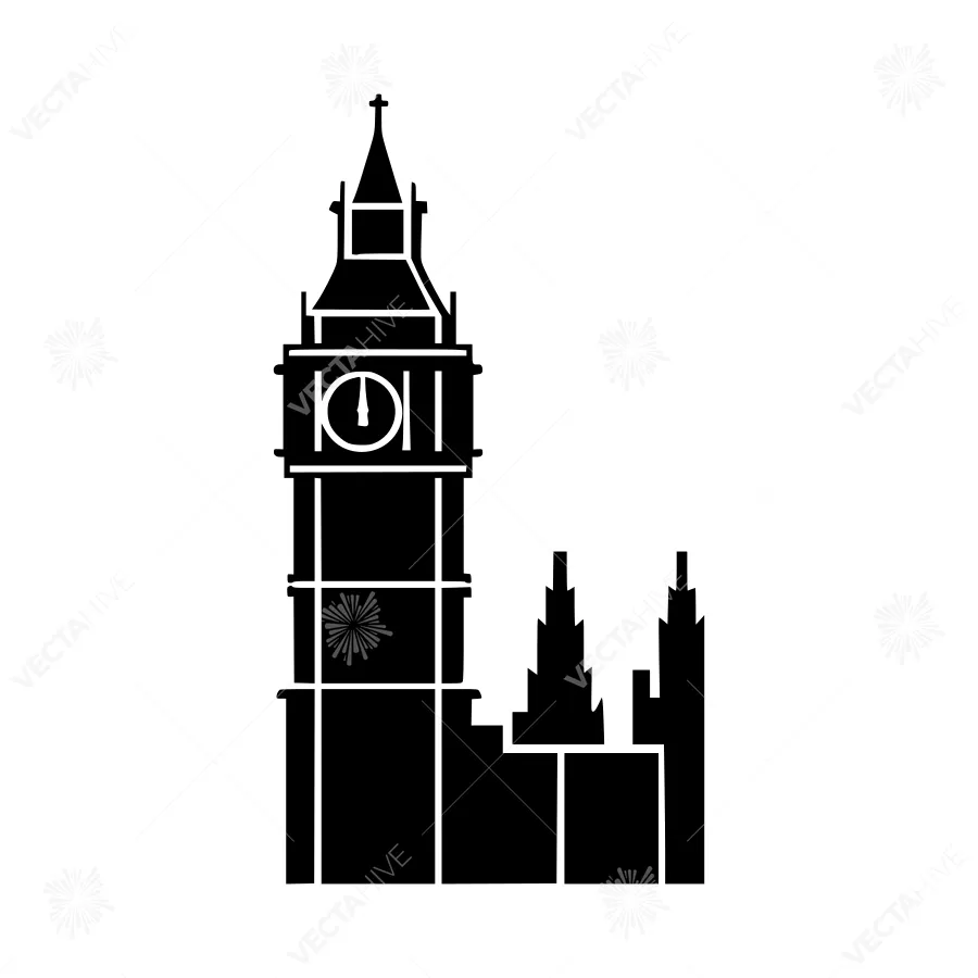 Tower Bridge Silhouette - Minimalist Icon