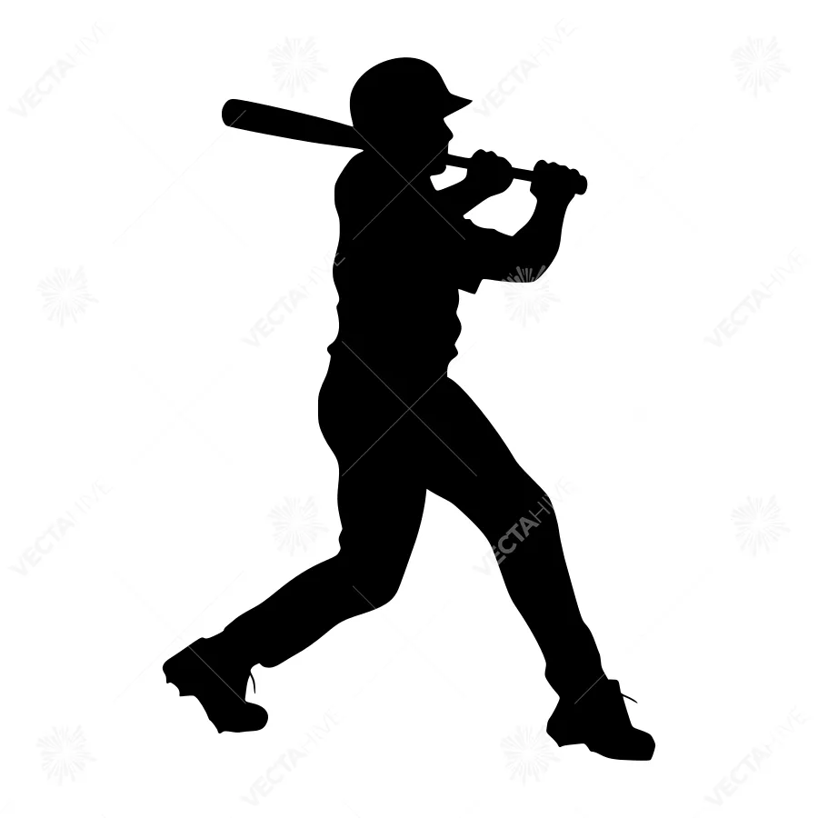 Baseball Player Silhouette