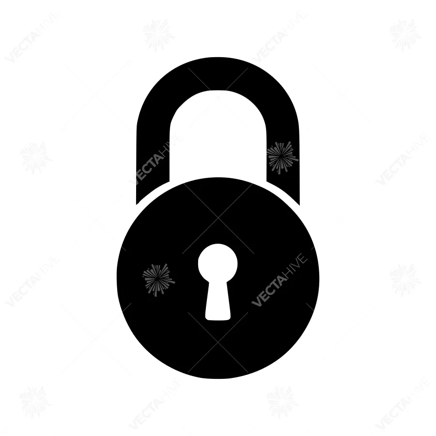 Lock Icon - Security Symbol Vector