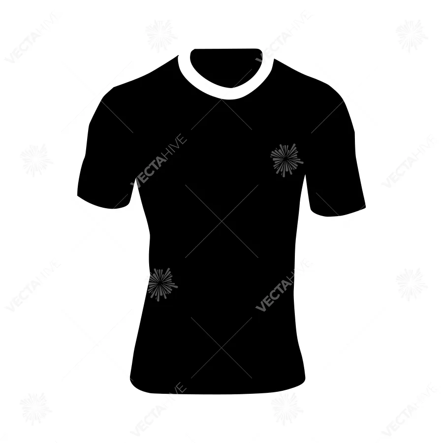 Black T-Shirt Silhouette Icon