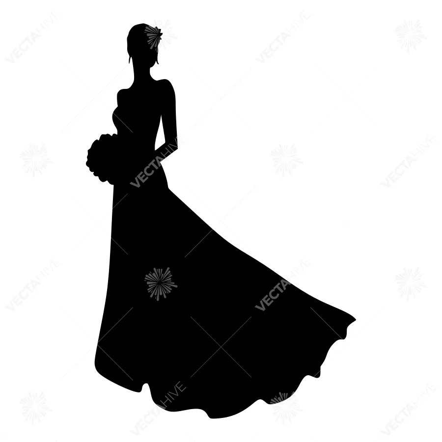 Silhouette Wedding Dress - Elegant Bridal Figure