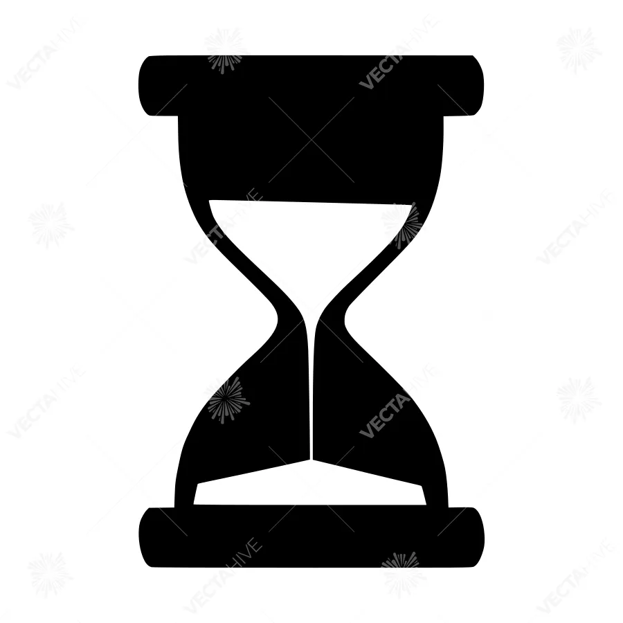 Hourglass Icon - Time Concept Vector