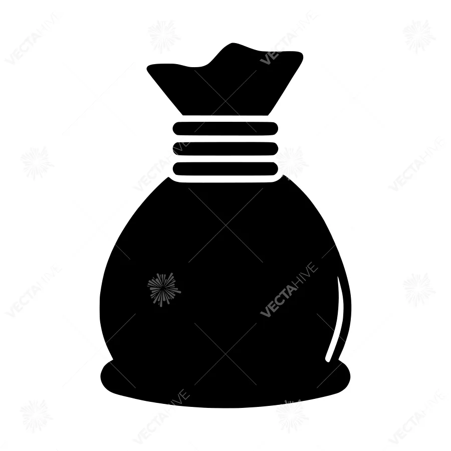 Simple Sack Icon - Vector Illustration