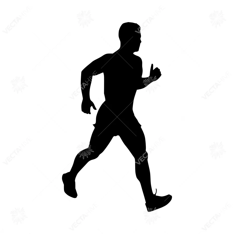 Running Silhouette - Fitness Icon