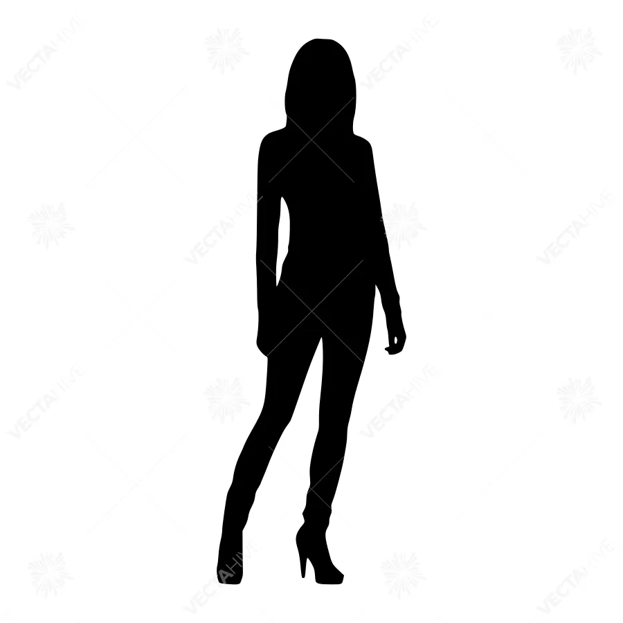 Silhouette Woman Fashion Figure